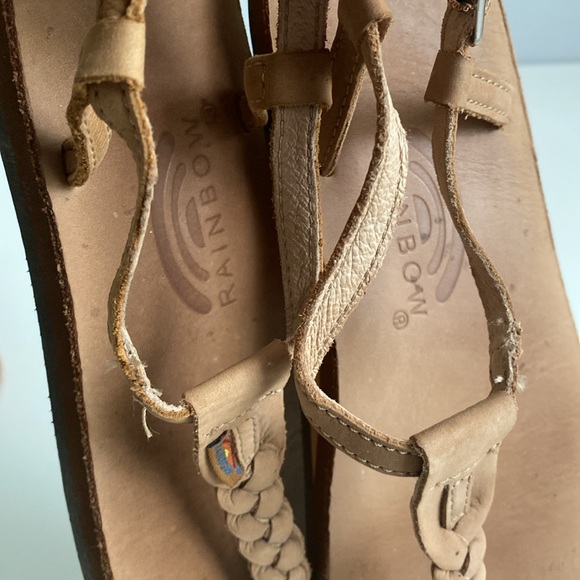 Rainbow Braided Toe Sandal Size XL 8.5 - Picture 5 of 9